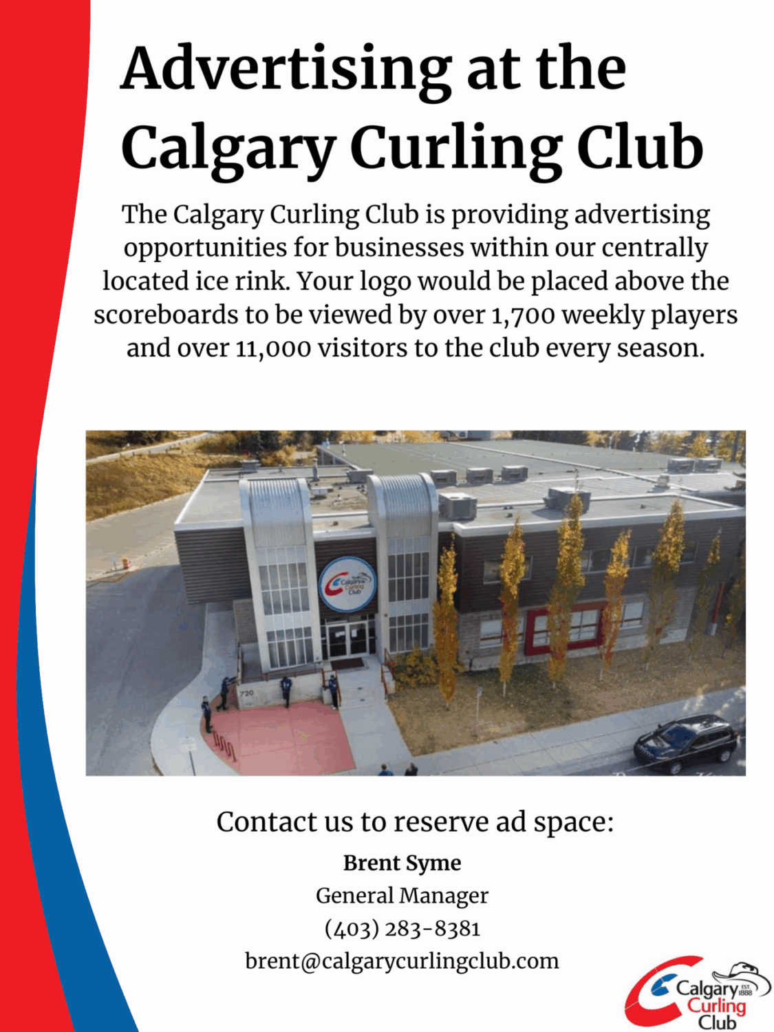 Advertising at the club